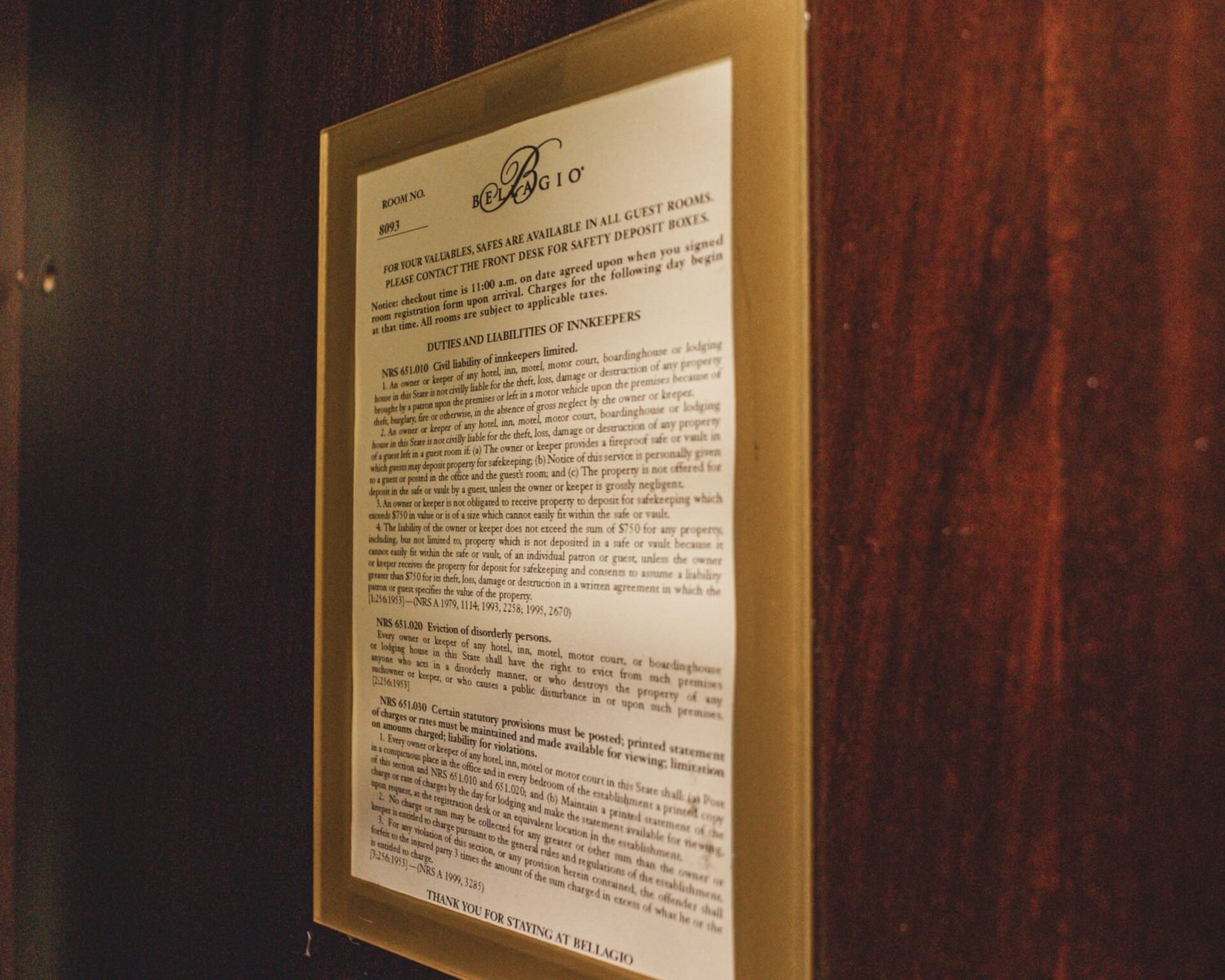 the-ford-suite-belagio-origin-plaque-on-wood-paneling-powerhouse-on-broadway